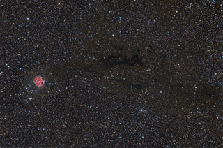 IC 5146 - The Cocoon Nebula - a Wide View