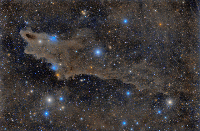LDN 1235 - The Dark Shark Nebula in Cepheus