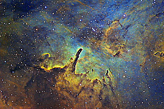 NGC 6820-A Star Forming Region in Vulpecula