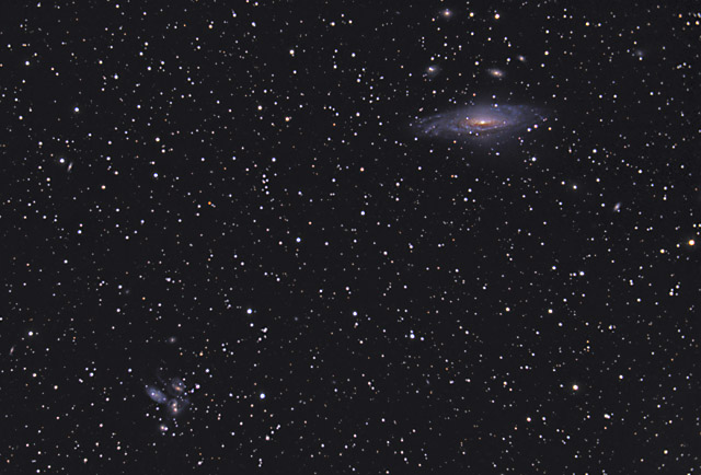 NGC 7331 and Stephan's Quintet in Pegasus