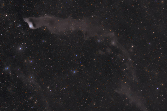 vdB 152 and LDN1217 - the Wolf's Cave in Cepheus