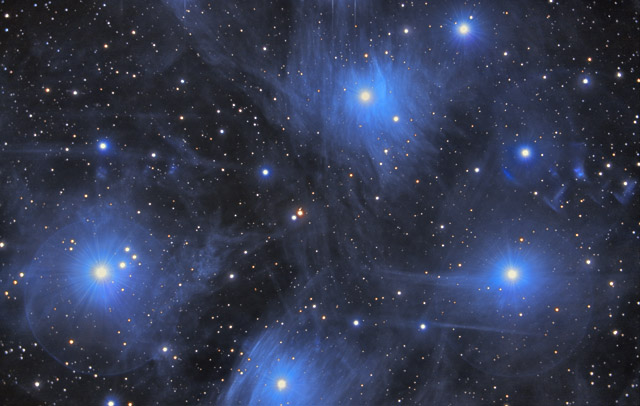 M45 - The Pleiades Open Cluster in Taurus