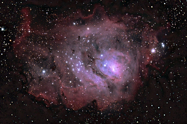 SUPERCEDED-NEWER VERSION AVAILABLE---M8 - The Lagoon Nebula in Sagittarius, August 2011 version