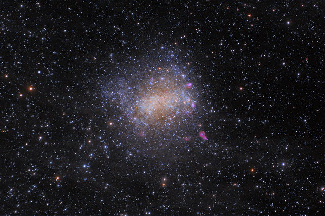 NGC 6822 - Barnard's Galaxy in HaLRGB and the surrounding IFN